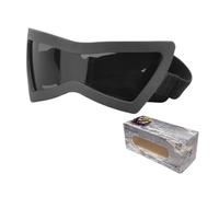 Dog Sunglasses, Small Breed Eyewear, UV Protection 3.94x1.77 inches, Windproof Design, Dustproof Goggles, Adjustable Strap, Ideal for Puppies and Cats, Perfect for Walking, Hiking, Outdoor Adventures