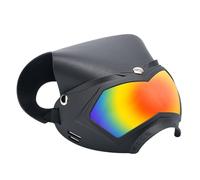 Dog Sunglasses | Snowproof Hat Puppy UV Goggles - Removable Breathable Dog Helmet Pet Accessories for Mountain Hiking Summer Festivals Beach Outings