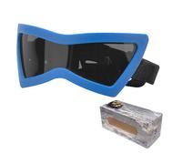 Dog Sunglasses - Uv Eye Protection for Pets | Adjustable Strap with Windproof Lens, Great and Perfect for Travel Hiking Beach Outdoor Walks Small Breeds, 3.94x1.77 Inches