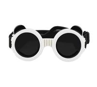 Dog Sunglasses, UV Protection Pet Goggles, Wind Dust Fog Protection Eye Wear, Delicate Workmanship, Come into a Wide Use, 9.5 x 4.5cm, for Outdoor Adventures and Travel