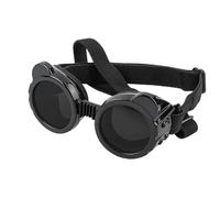 Dog Sunglasses, UV Protection Pet Goggles, Wind Dust Fog Protection Eye Wear, Delicate Workmanship, Come into a Wide Use, 9.5 x 4.5cm, for Outdoor Adventures and Travel