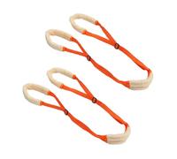 Dog Support Harness, 2 Pack Portable Pet Lift Support Carry Sling with Adjustable Buckle for Back Legs, Comfortable Wear (Orange)