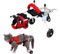 Dog Support Harness Cat & Rabbit Wheelchair for Disabled Pets Rehabilitation Aid for Injured Legs Senior Pet Walker Mobility Cart for Injured Animals