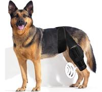 Dog Surgery Recovery Sleeve Right Left Leg, Dog Canine Front Rear Hock Joint Brace Compression Wrap with Straps, Dog Hock Brace for Canine Torn ACL & CCL, Prevents Licking and Bitin (S)