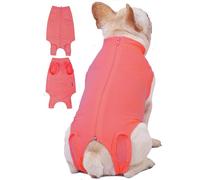 Dog Surgery Recovery Suit - After Spay, Abdominal Wounds Post Surgical Recovery, Anti Licking Breathable Dog Onesies for Small, Medium & Large Pet, Alternative Bandages Cone E-Collar