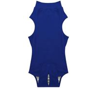 Dog Surgery Recovery Suit Anti Lick Soft breathable Dog Neuter Recovery Suit 3 Size Washable Flexible Accelerated Blue Surgical Onesie For Dogs (L)| Spay