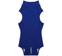 Dog Surgery Recovery Suit Anti Lick Soft breathable Dog Neuter Recovery Suit 3 Size Washable Flexible Accelerated Blue Surgical Onesie For Dogs (S)| Spay