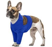Dog Surgery Recovery Suit, Dog Baby Grow after Surgery with Legs Alternative to a Cone Of Shame Stops Pet Licking Leg Wounds(Royalblue, S)