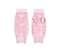 Dog Surgery Recovery Suit,E-Collar Alternatives Abdominal Wounds Protector, Anti-Licking Onesie For Small Medium Large Dogs(Pink,XS(old))