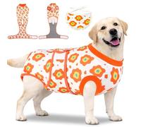 Dog Surgery Recovery Suit, Soft Breathable Onesie for Post Spay & Neuter, Alternative to Cone Collar, Full Bodysuit Clothing for Small Medium Large Dogs, Pet Anti Licking Abdominal Wounds Onesies, XL