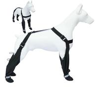 Dog Suspender Booties, Anti-Slip Paw Boot Leggings with Adjustable Suspender Boots for Dogs Winter Snow Rain Hiking Paws Protector. (S)