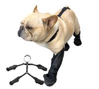 Dog Suspender Boots | Adjustable Dog Boots Pet Shoes | Waterproof Dirty Proof Pet Leggings Paw Protector for Winter Snow Rain Outdoor Walking Hiking Training Travel