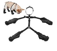 Dog Suspender Boots - Anti-Dirt Pet Legging Boots Paw Protector | Waterproof Pet Shoes for Small Medium Large Breeds | Adjustable Dog Paw Covers for Outdoor Walks Hiking Training Travel Running | Prot