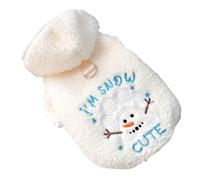 Dog Sweater Christmas Adjustable Snowman Hoodies Costumes