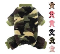 Dog Sweater Dog Pajamas for Small Dogs Girl Boy Super Soft Warm Small Dog Sweater Pjs Cute Pet Clothes Dog Sweaters Jumpsuits Plush Puppy Onesie Outfits for Chihuahua Yorkie