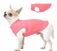 Dog Sweater Fleece - Rosered, XS - Stretchable Sleeveless Vest | Warm Lightweight Sweatershirt, Pullover Design for Puppy,Chihuahua Clothes,Winter Outdoor Base Layer Shirt