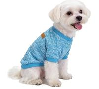 Dog Sweater - Fleece Sweatshirt Clothes for a Puppy, Warm Pet Clothes - For Winter, Hiking, Running, Camping, Weddings, Shopping and Traveling