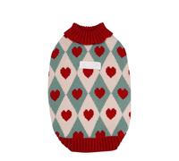 Dog Sweater Jumper, Turtleneck Knitting Dog Sweater, Winter Warmer Pullover Knitwear, Elastic Dog Jumper, Dog Sweater Doggie Sweatshirt for Small Dog Puppy Cat,Red,XXL