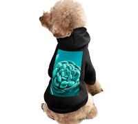 Dog Sweater Warm Dog and Cat Clothes Winter Dog Coat with Hoodie Soft Pet Clothes XS-2XL Cold Weather Turquoise Wonders Dog Jacket for Small Medium Dogs and Cats