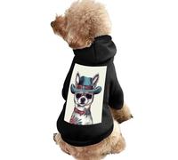 Dog Sweater Warm Dog and Cat Clothes Winter Dog Coat with Hoodie Soft Pet Clothes XS-2XL Cold Weather Chihuahua Dog Wearing Hat Dog Jacket for Small Medium Dogs and Cats
