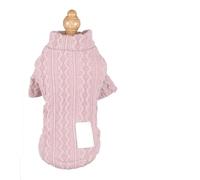 Dog Sweaters for Small Dogs, Puppy Warm Clothes in Winter, Turtleneck Pullover Design for Boy Girl Pet, Cat, Kitten Chihuahua(Pink,XL)