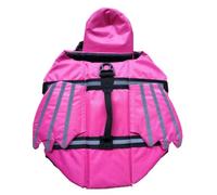 Dog Swimming Vest Reflective Wing Swimming Clothes with Chin Rest | Dog Float Vest with Rescue Handle for Pool Beach Lake River Water Park Boat Kayak Paddle Yacht