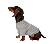 Dog T-Shirt for Dachshund, Breathable Base Top Puppy Shirts,Dark Grey XL