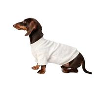 Dog T-Shirt for Dachshund, Breathable Base Top Puppy Shirts,Light Grey S