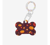 Dog Tags for Pets Autumn Flower Pumpkins Name Id Tag for Cat Puppy Kitten Collar