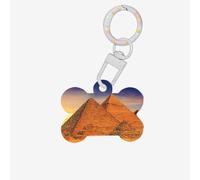 Dog Tags for Pets Egyptian Pyramids Name Id Tag for Cat Puppy Kitten Collar