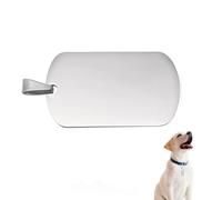 Dog Tags for Pets Engraved UK - Deep Engraved Custom Stainless Steel Pet Tag for Dogs, Cats - 4 Styles, Anti-Lost Waterproof Collar Name Pendant, Durable & Collar Accessory (Ellipse)