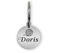 Dog Tags for Pets Engraved UK Personalised Dog Name Tag Custom Dog ID Tag Stainless Steel ID Tag for Cat Kitty Puppy Pet Dog 4 Designs Multicoloured Dog Collar for Cats Dogs (Silver S)
