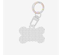 Dog Tags for Pets White Brick Pattern Name Id Tag for Cat Puppy Kitten Collar