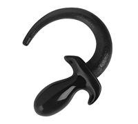 Master Series Black Dog Tail Butt Plug