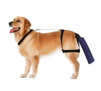 Dog Tail Protector, Adjustable Dog Tail Guard Dog Tail Cover for Wounds, Dog Ends Protector Sleeve to Preventing Licking for Healing, Blue