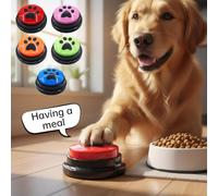 Dog Talking Button,Dog Buttons Talk Training for Communication,Recordable Training Button,Multicolorful Voice Recording Buttons Pet Trainings Answer Buzzerr,for Colleagues Friends Family