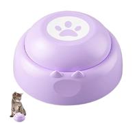 Dog Talking Buttons, Recordable Pet Communication Starter Kit, Interactive Dog Training Buzzers for Speech Learning, Durable ABS Sound Box with Non-Slip Base, Indoor Pet Puzzle Tool (Purple)