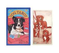 Dog Tarot Cards, Interactive Group Activity Board Game, Paper Material, Collectible Tarot Deck, Dog Theme Card Game, Symbolic Pet Imagery, For Adults, Teens, And Families