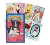 Dog Tarot Deck, Entertainment Card Game, Party Gathering Tool with Smooth Build, Adults Teens Youth Men Women Boys Girls Accessory with Playful Style, Device with Compact Design