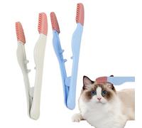Dog Tear Remover Comb - Dog Eye Dropping Remover | Versatile Comb for Tear Marks, 2 Pieces, Practical Brush for Cleaning Eyes and
