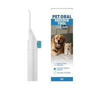 Dog Teeth Cleaner - Ultrasonic Electric Toothbrush Cooling Gadget with Soft Vibrations, Pet Tool with Safe Bristles, bucc Hygiene Device