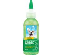 Dog teeth cleaning gel no brushing removes plaque tartar fresh breath 118ml