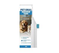 Dog Teeth Cleaning Kit - Electric Ultrasonic Toothbrush for Fresh Breath | Versatile Stain Remover Tool for Small to Large Pets, Compact Cat Care for Traveling & Daily Grooming, 70g
