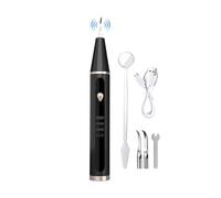 Dog Teeth Cleaning Kit, Ultrasonic Pet Teeth Cleaner for Dogs and Cats, Adjustable Rechargeable Teeth Cleaning Kit, Teeth Cleaning Kit with Replaceable Cleaning Heads