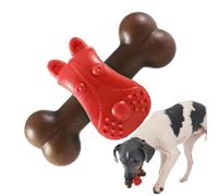 Dog Teething Toy - Chew Puppy Toy, Indestructible Dog Chew Toy | Durable Beef Flavour Nylon Boredom Breaker Bone Toothbrush, Indestructible Pet Teeth Pure