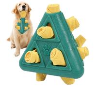 Dog Teething Toy Pyramid Shape Food Dispensing for Dog