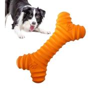 Dog Teething Toys for Puppies - Soft Bone Shaped Rubber Chew Toy for Dogs, Multifunctional Interactive Dog Toy