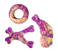 Dog Teething Toys | Nylon Bone Interactive Games, Teeth Cleaning Chew Dog Toy,for Small Medium Large Puppy Boredom Keeping Busy Outdoor Indoor Home Travel