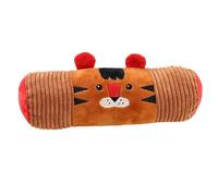 Dog Teething Toys | Squeaky Cylinder Tiger Plush Rope Toys - Dog Tooth Cleaning Chew Game, Pet Stress Reliever for Health, Pets, Home Training