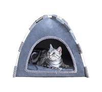 Dog Tent Bed - Plush Padded Warm Shelter Cave Portable Covered Pet House Sleeping Den Cats Kittens Rabbits Puppies Indoor Winter Comfort Soft Hideaway | Relaxation Retreat Private Space